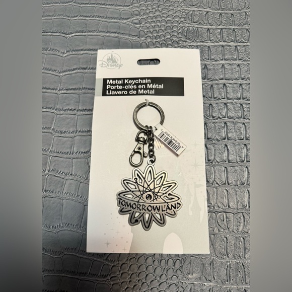 Disney Accessories - Disney Parks Magic Kingdom Tomorrowland Atom Metal Keychain Purse Charm Bag Clip